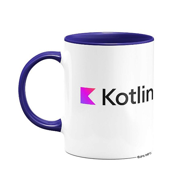 Caneca Dev Kotlin - B-blue