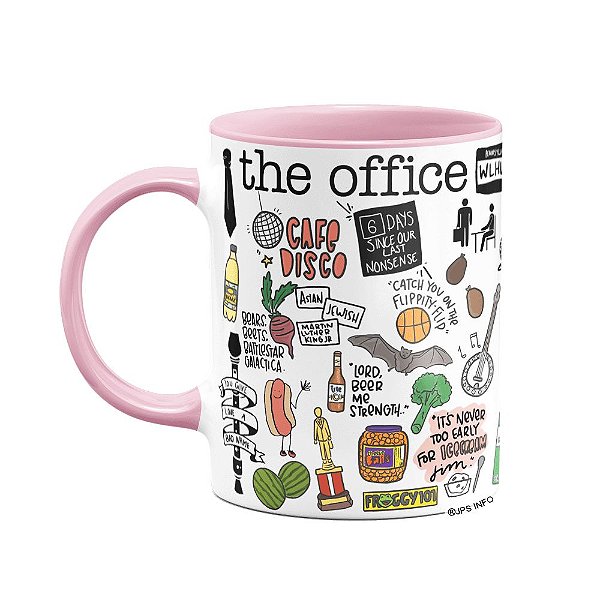 Caneca The Office Icons Moments - B-pink