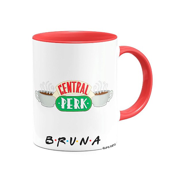 Caneca B-red Friends Central Perk com nome