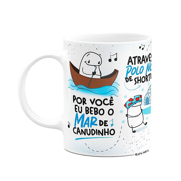Caneca Flork Namorados - Faço de tudo...