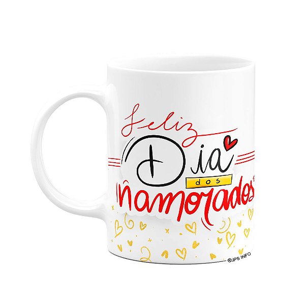 Caneca Namorados - Feliz dia dos namorados