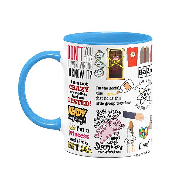 Caneca Icons Moments - The Big bang Theory - B-blue