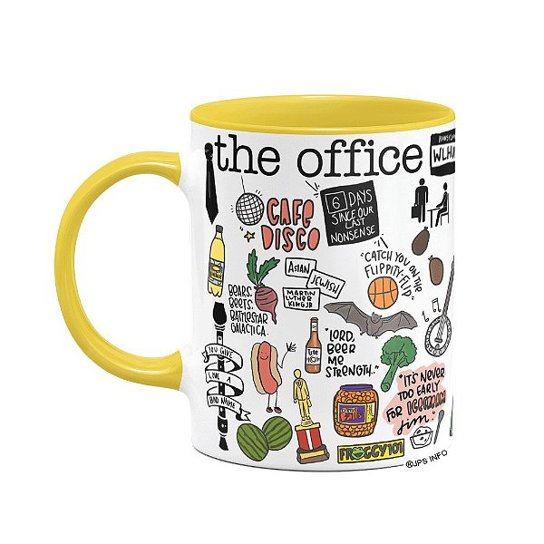Caneca Icons Moments The Office - B-yellow