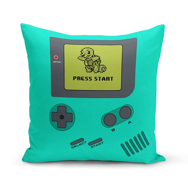 Almofada Gamer - Game Pillow Boy AquaGreen