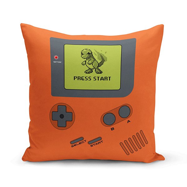 Almofada Gamer - Game Pillow Boy FireOrange