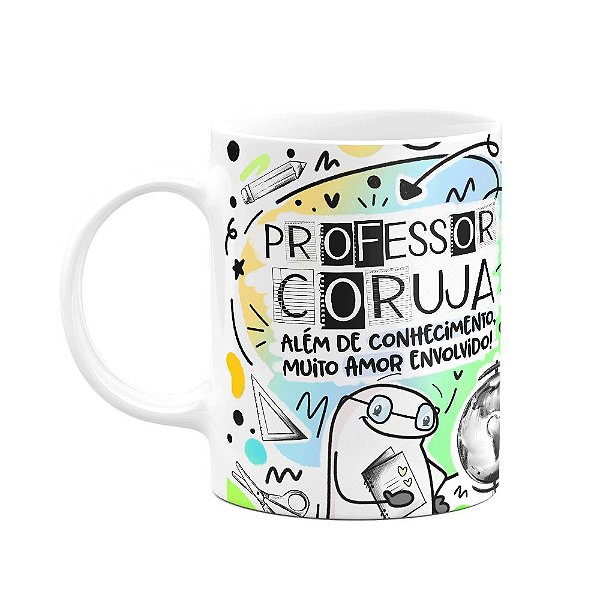 Caneca Flork Professor - Professor coruja