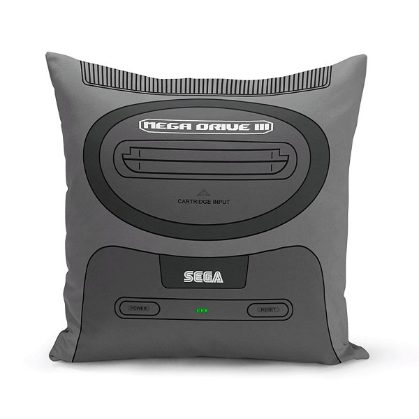 Almofada Gamer - Super console Mega Drive