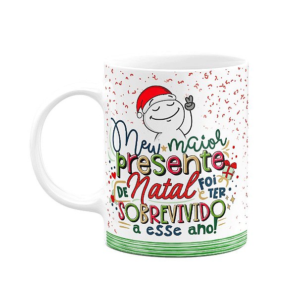 Caneca Divertida Natal - Meu maior presente de natal