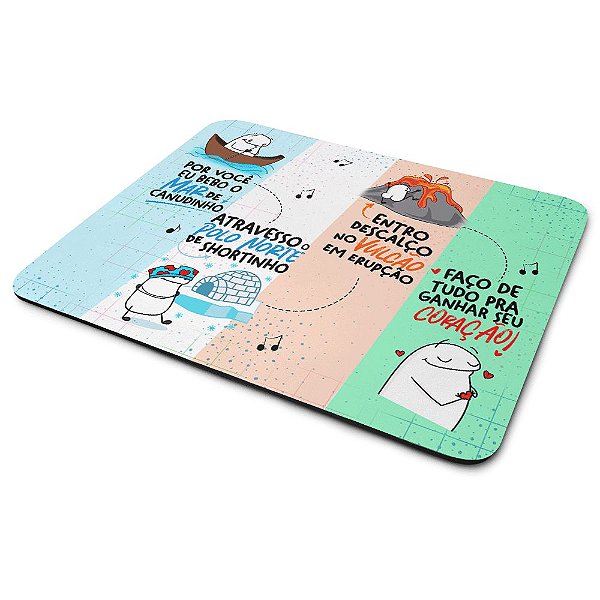 Mouse Pad Flork Namorados - Faço de tudo