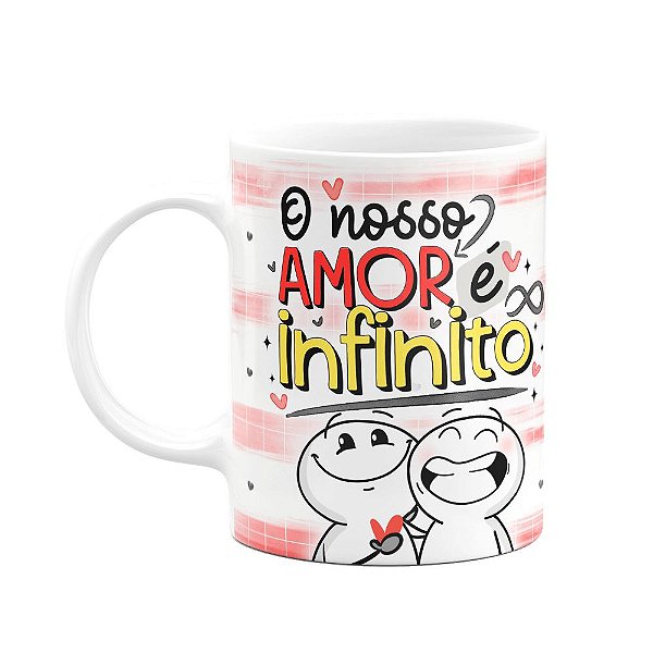 Caneca funny Namorados - Nosso amor é infinito
