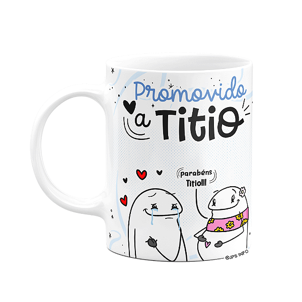 Caneca Divertida Flork - Promovido a titio