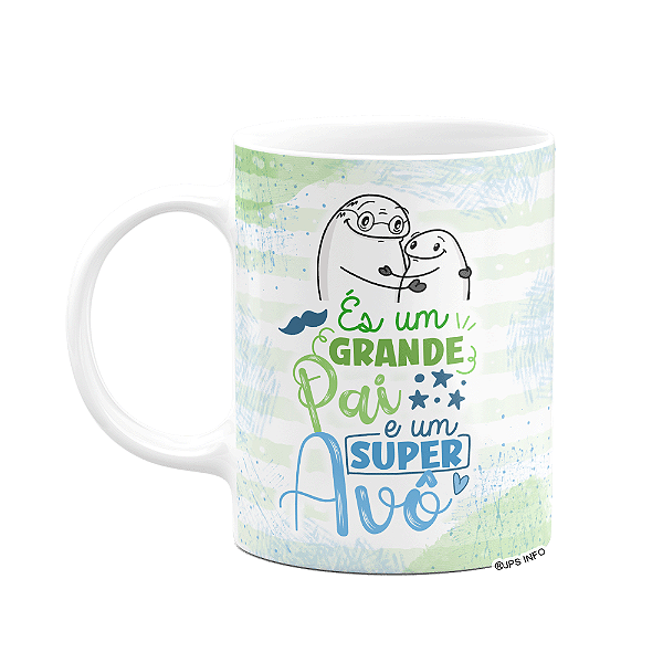 Caneca Flork Avós - És um grande pai e um super avô