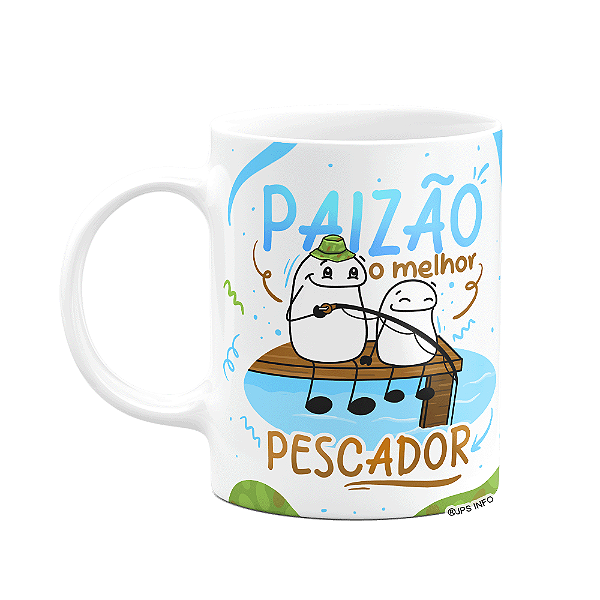 Caneca Flork Dia dos Pais - Paizão, o melhor pescador