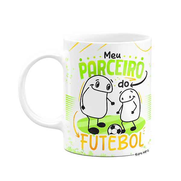 Caneca Flork Dia dos Pais - Meu parceiro do futebol