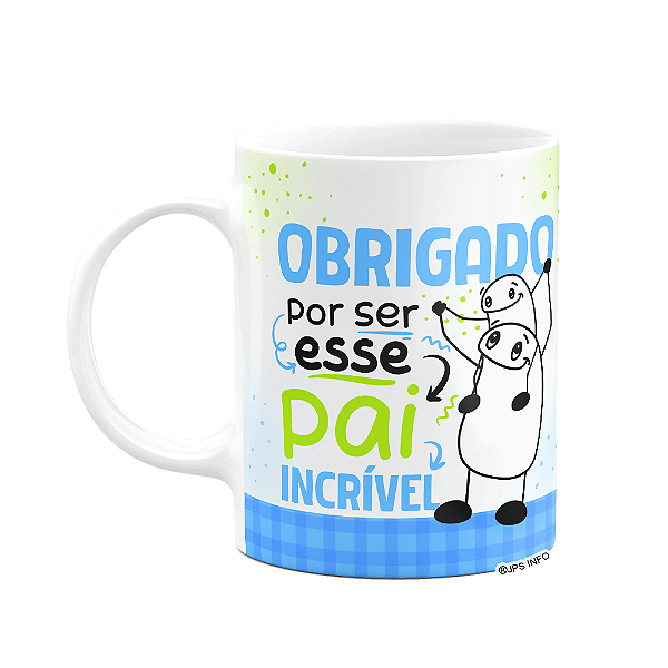 Caneca Flork Dia dos Pais - Obrigado por ser um pai incrível