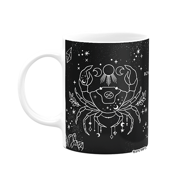 Caneca dos Signos - Signo de Câncer - 325ml b-dark