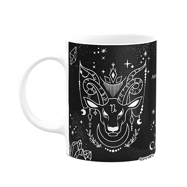 Caneca dos Signos - Signo de Capricórnio - 325ml b-dark