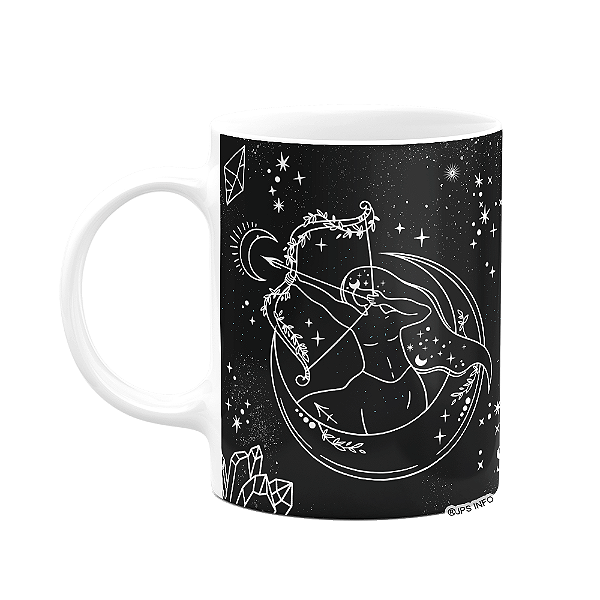 Caneca dos Signos - Signo de Sagitário - 325ml b-dark
