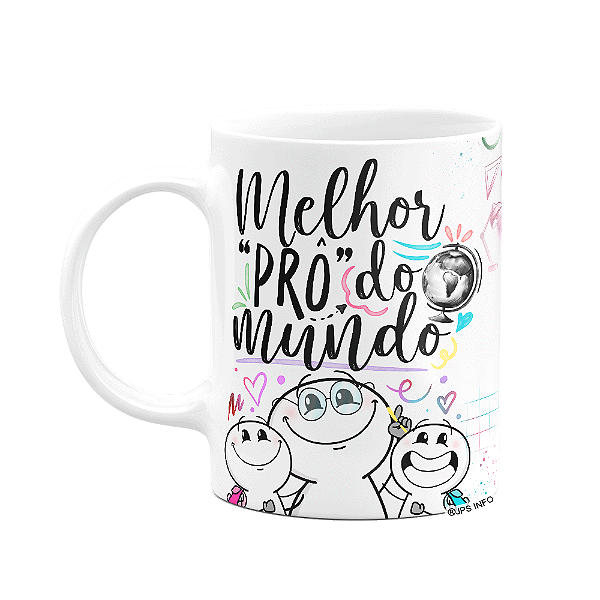 Caneca Funny Professor - Melhor prô do mundo