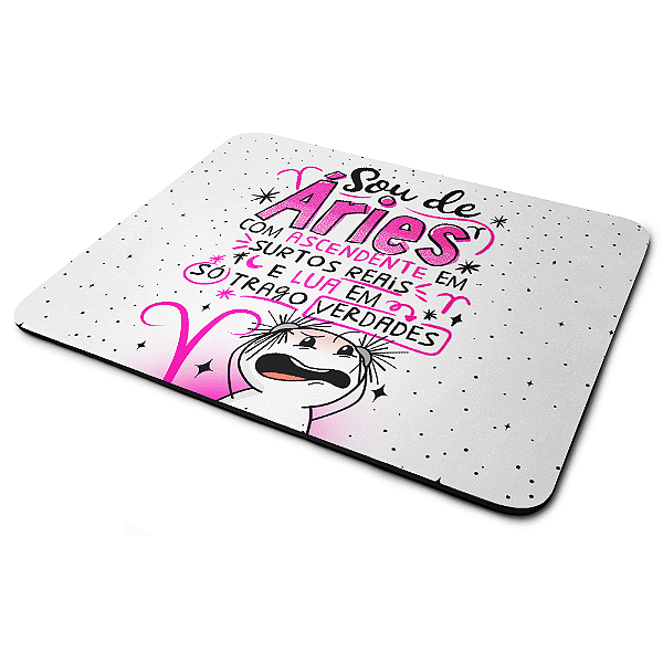Mouse Pad Funny Signos - Sou de Áries