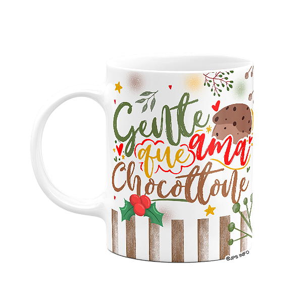 Caneca de Natal - Gente que ama chocottone