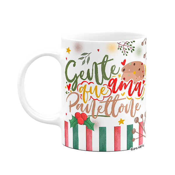 Caneca de Natal - Gente que ama panettone