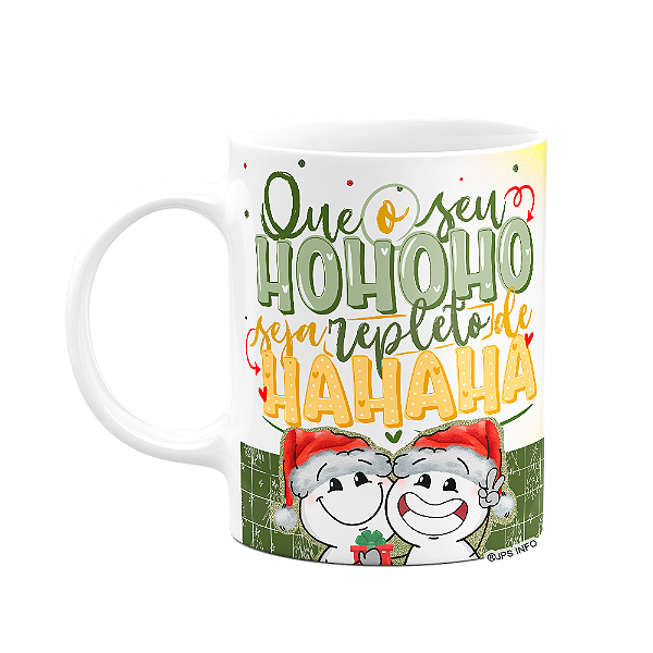 Caneca Funny Natal - Que o seu hohoho seja repleto de hahaha