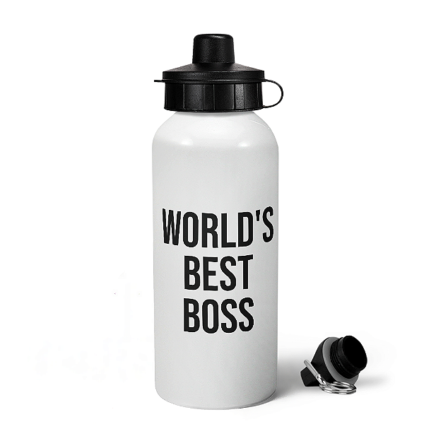 Garrafa Squeeze MQ Geek - The Office - World's Best Boss