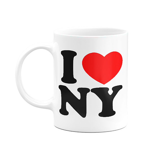 Caneca I Love NY - Nova York - 325ml branca