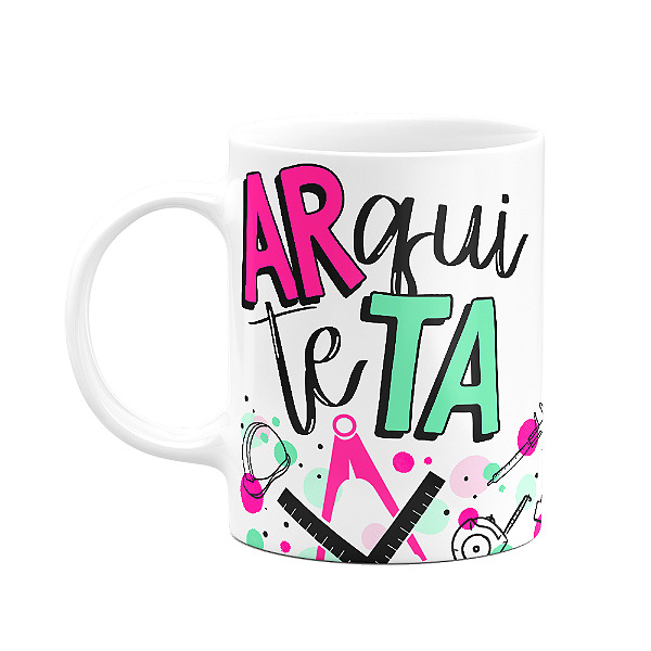 Caneca profissões - Arquiteta - 325ml branca