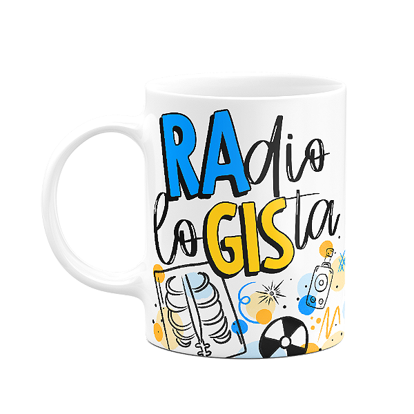 Caneca profissões - Radiologista - 325ml branca