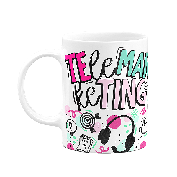 Caneca Profissões - Telemarketing - 325ml - M2