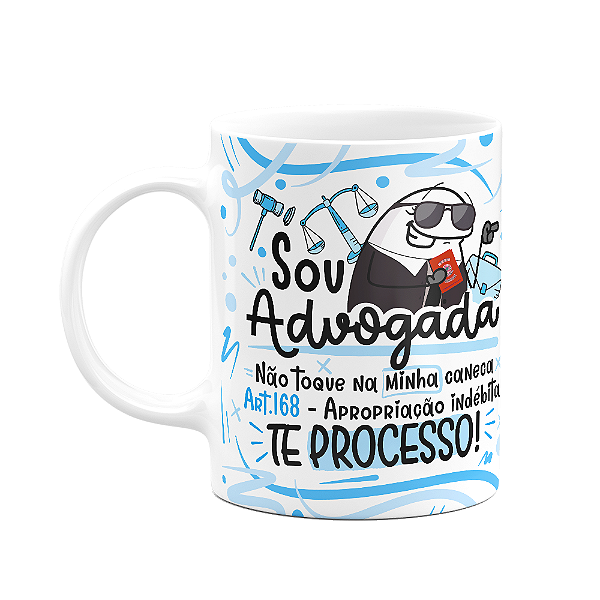 Caneca Flork Profissões - Sou Advogada - M3