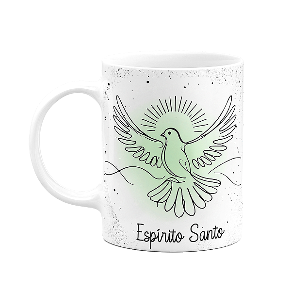 Caneca Religiosa Orações - Espírito Santo - 325ml