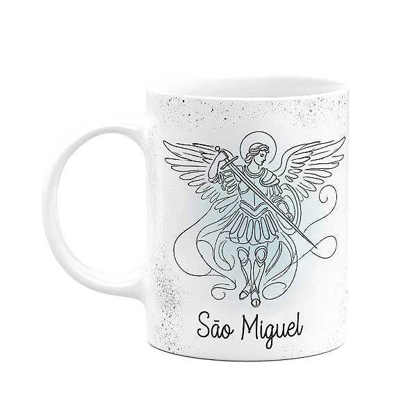 Caneca Religiosa Orações - São Miguel - 325ml