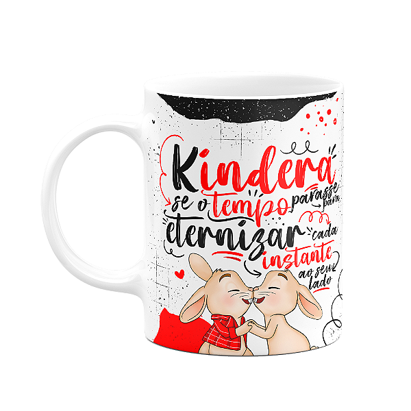 Caneca Páscoa Doce - Kindera se o tempo parasse - 325ml