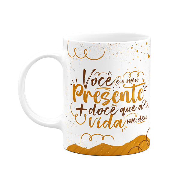 Caneca Páscoa Doce - Você é o meu presente mais doce - M2