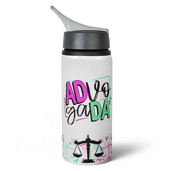 Garrafa Squeeze NK Profissões - Advogada - 600ml