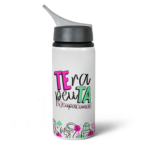 Garrafa Squeeze NK Profissões - Terapeuta Ocupacional - M2