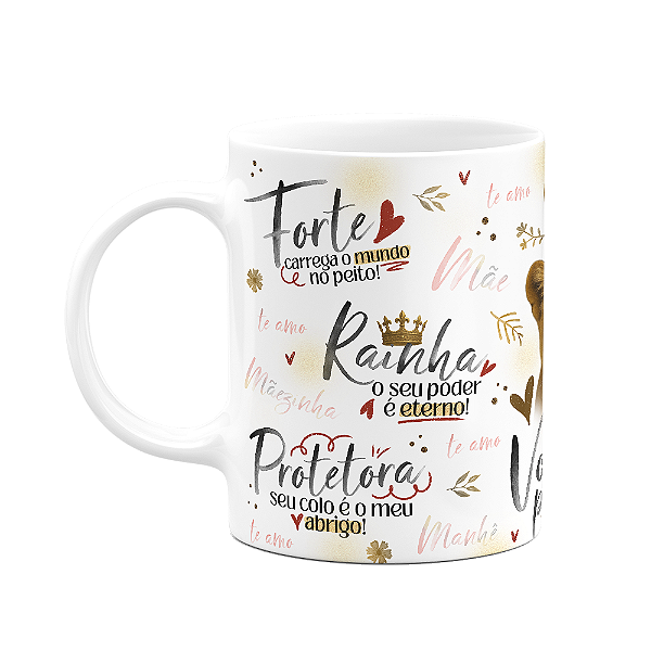 Caneca Mãe Leoa - Como é ser mãe Leoa - 325ml