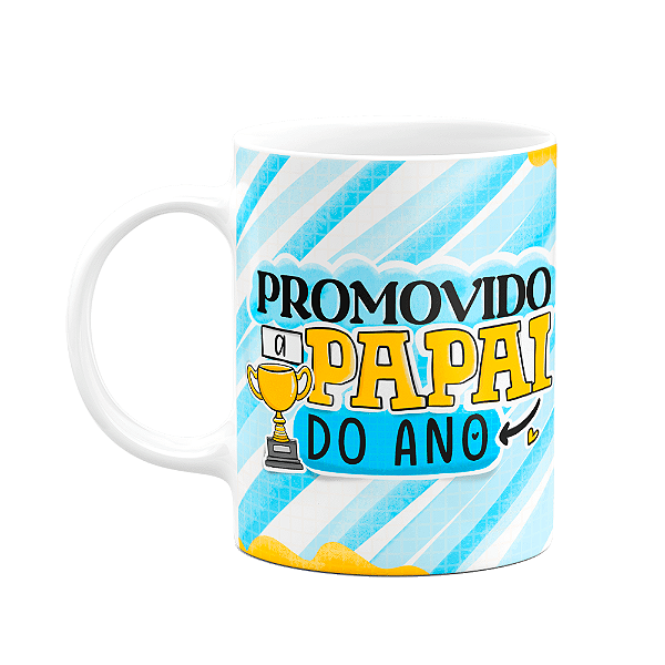 Caneca dos Pais - Promovido a papai do ano - 325ml