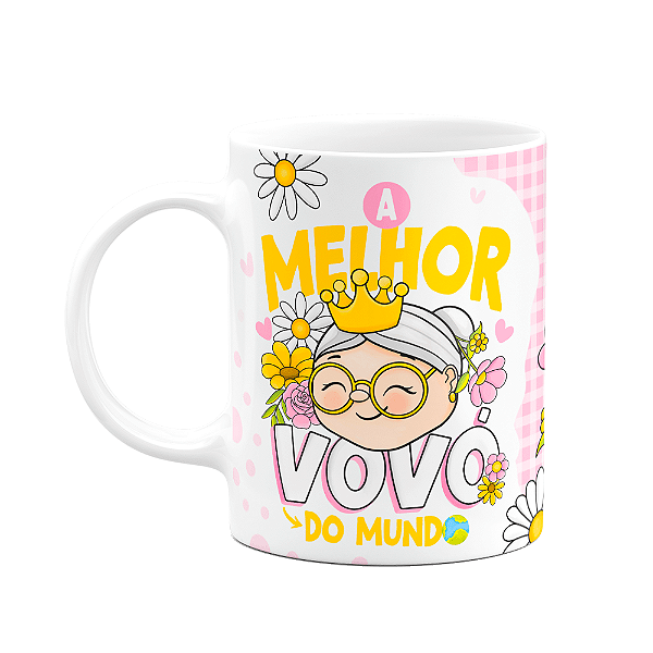 Caneca dos Avós - A melhor vovó do mundo - M3 - 325ml