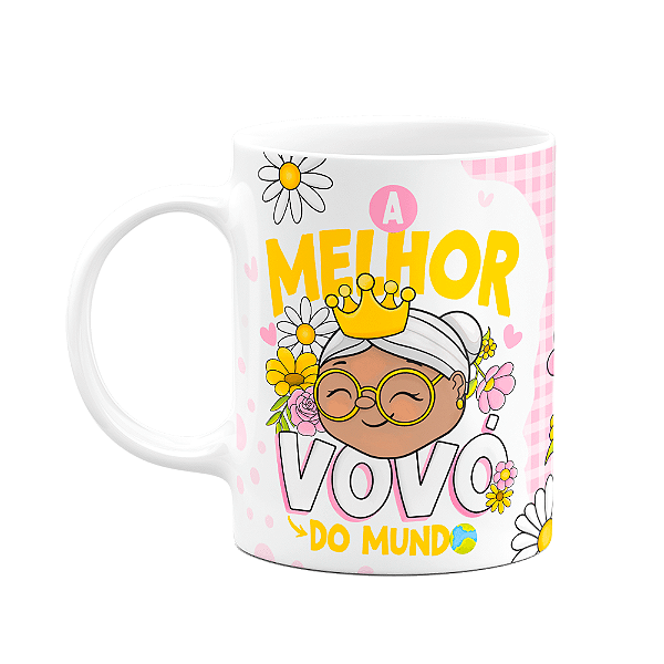 Caneca dos Avós - A melhor vovó do mundo - M2 - 325ml