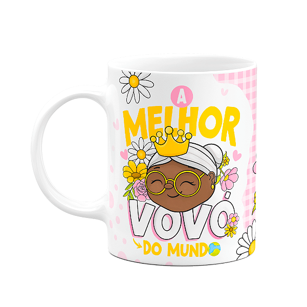 Caneca dos Avós - A melhor vovó do mundo - M4 - 325ml