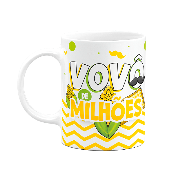 Caneca dos Avós - Vovô de milhões  - 325ml