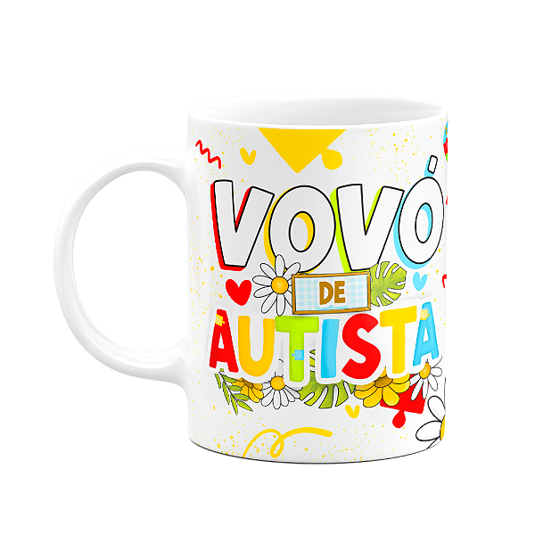 Caneca dos Avós - Vovó de autista - 325ml