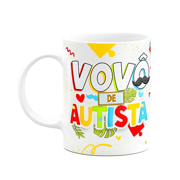 Caneca dos Avós - Vovô de autista - 325ml