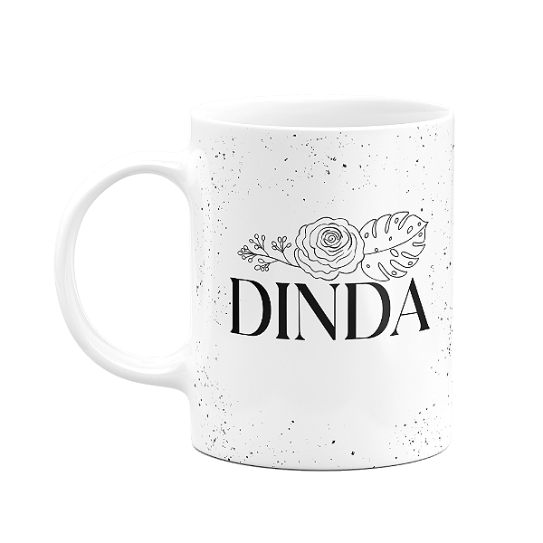 Caneca de Dindos - Dinda - 325ml - Branca