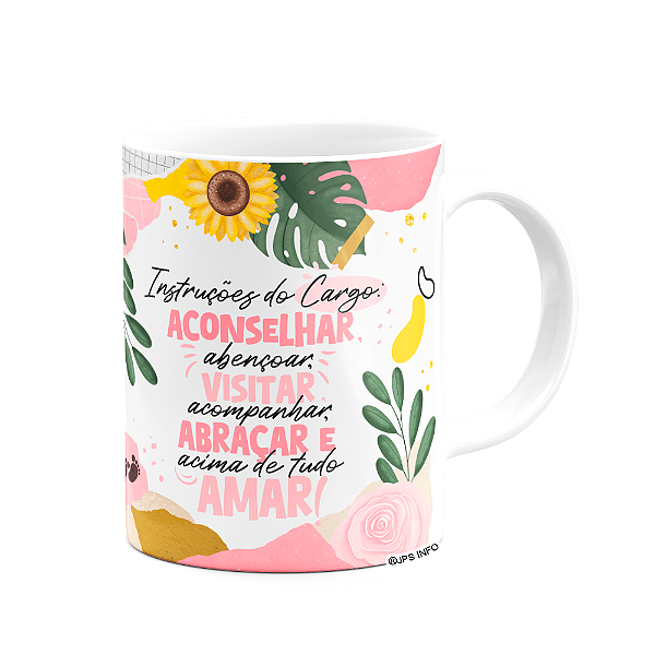 Caneca de Dindos - Dinda - Instruções do cargo