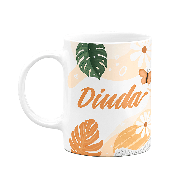Caneca de Dindos - Dinda - Veio um anjinho do céu